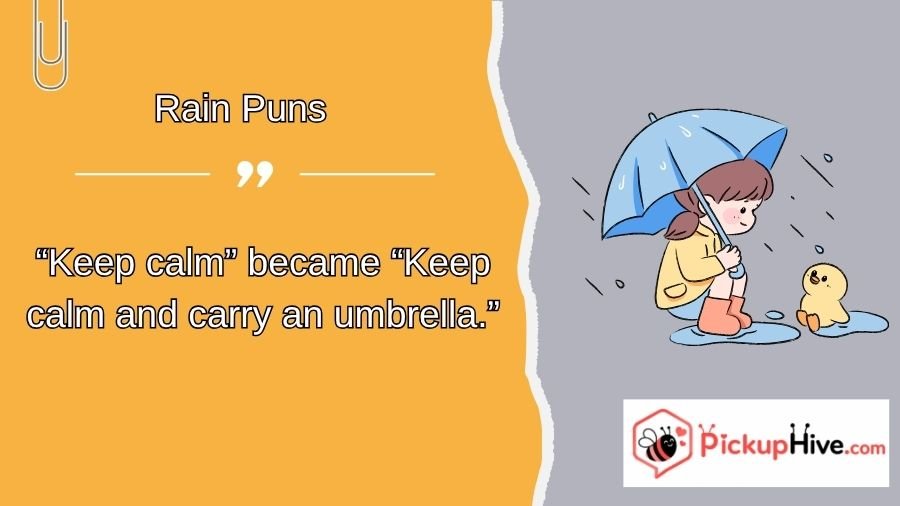 Rain Puns