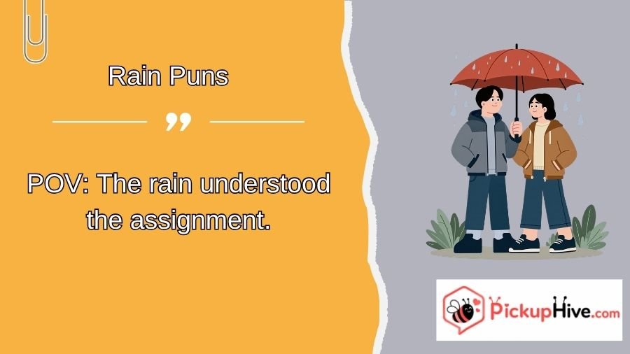 Rain Puns