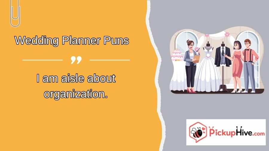 Wedding Planner Puns