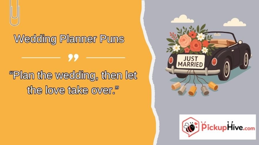 Wedding Planner Puns