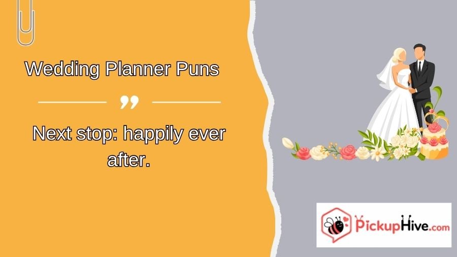Wedding Planner Puns