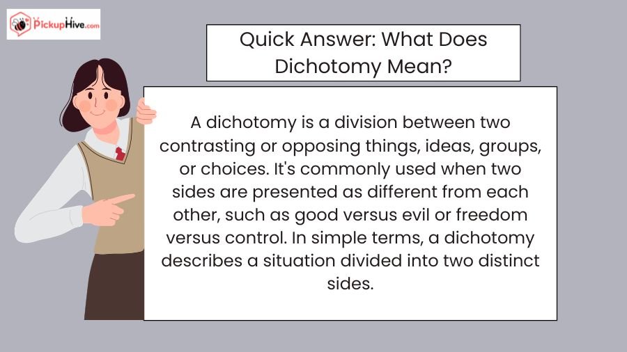 Dichotomy Meaning