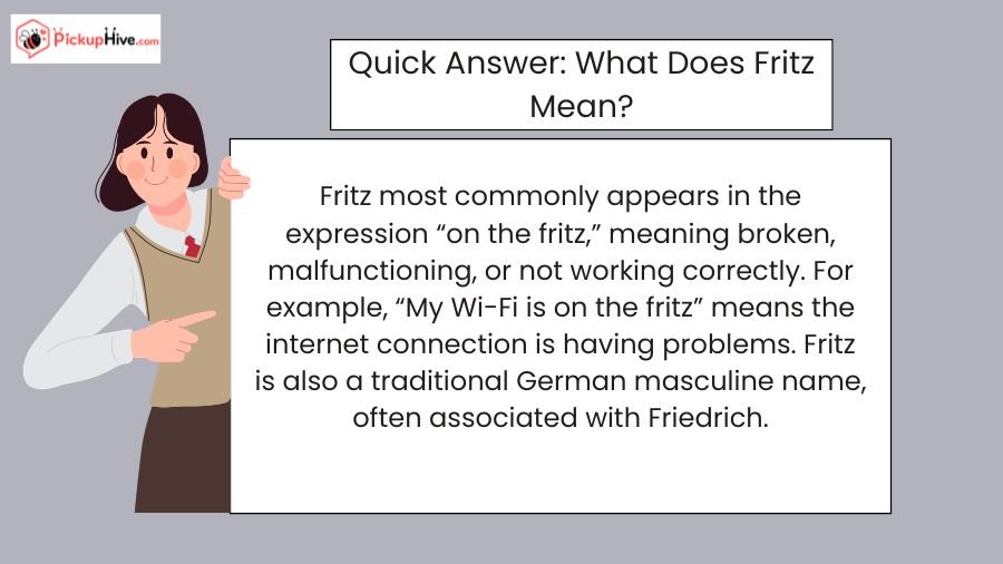 Fritz Meaning