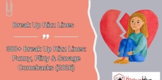 Break Up Rizz Lines Break Up Rizz Lines