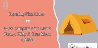 Camping Rizz Lines Camping Rizz Lines