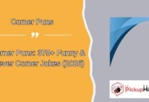 Corner Puns Corner Puns