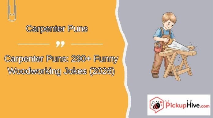 Carpenter Puns Carpenter Puns
