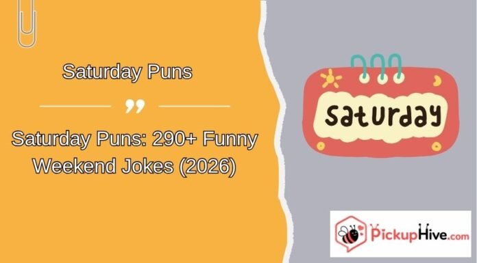 Saturday Puns Saturday Puns