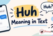 Huh Meaning in Text Huh Meaning in Text