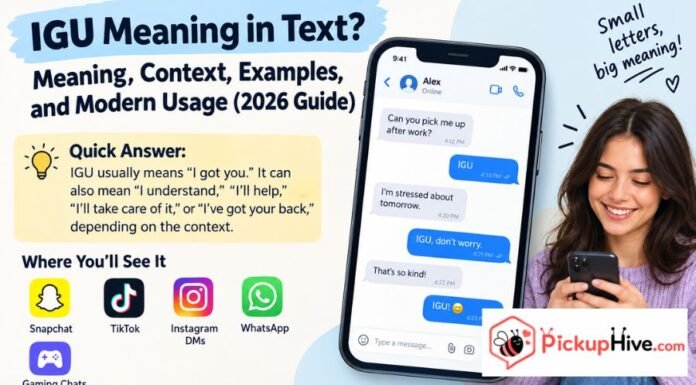 IGU Meaning in Text IGU Meaning in Text